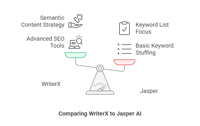 Comparing WriterX to Jasper AI